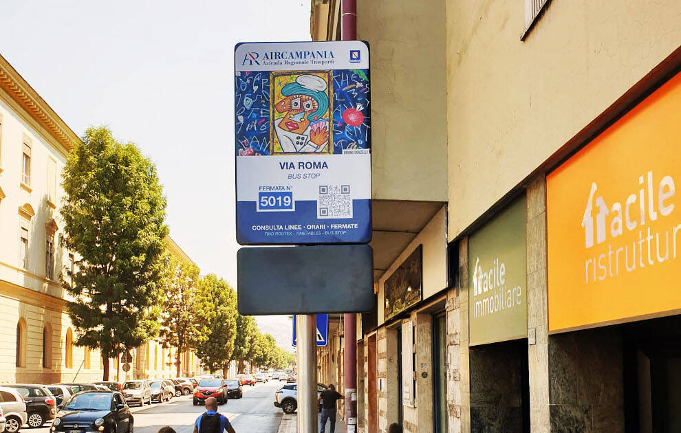 Air Campania, installate a Caserta le prime paline smart con QR code Caserta Notizie Air Campania, installate a Caserta le prime paline smart con QR code Caserta Notizie