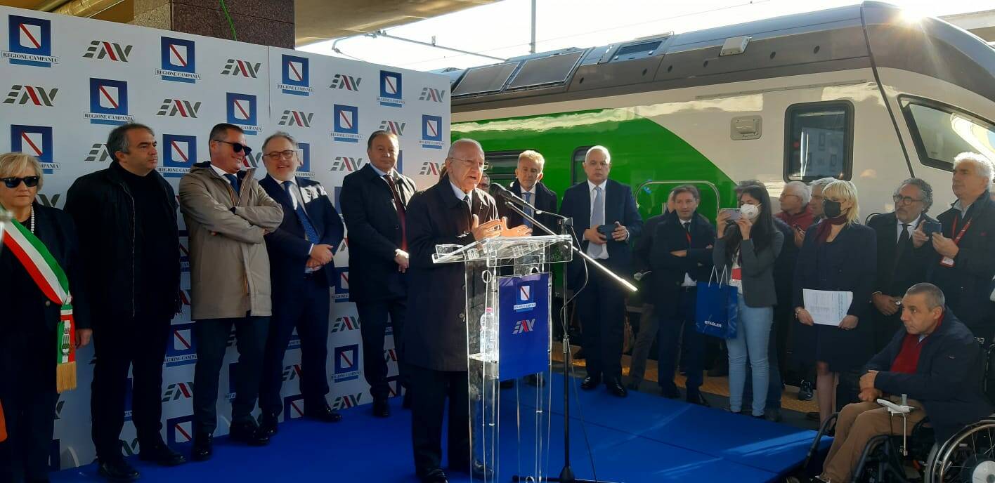 Inaugurazione treni tratta Napoli Centrale - Piedimonte Matese