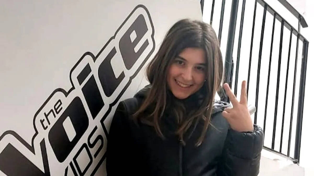 Marcianise. Lorena Fernandez alla serata finale di The Voice Kids