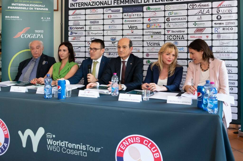Conferenza inaugurazione Internazionali femminili di tennis di Caserta