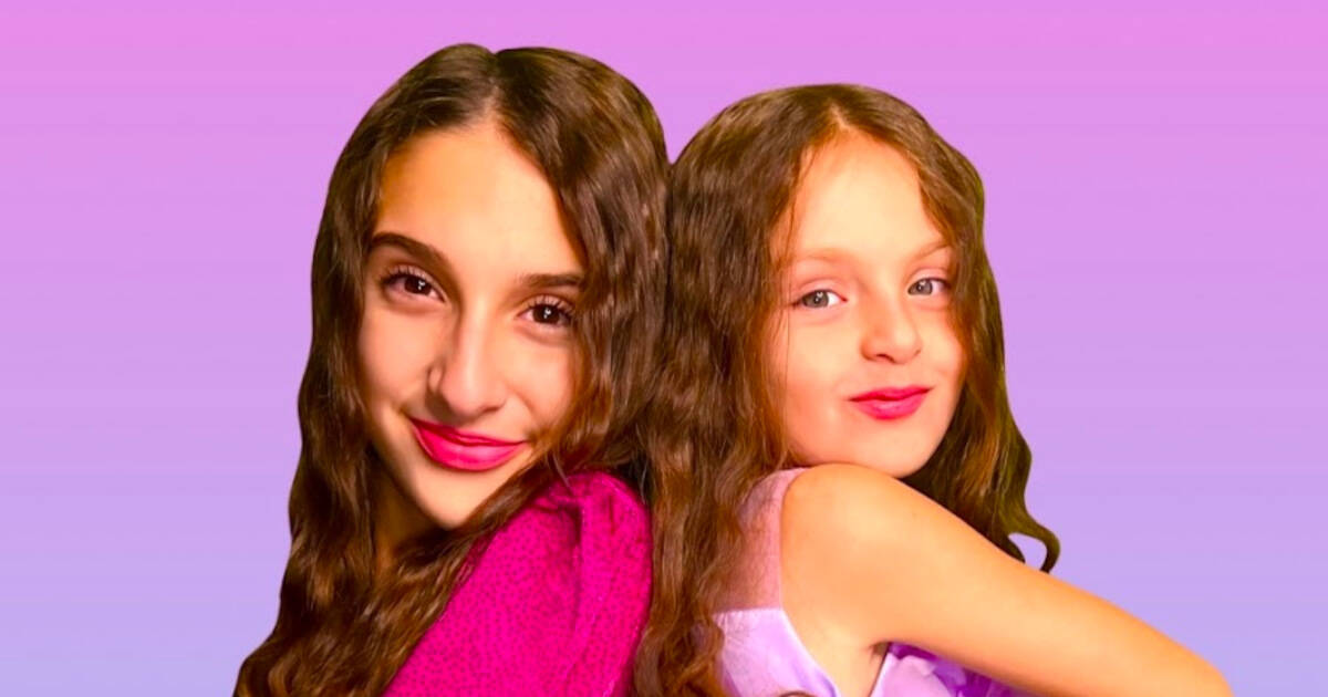 Aurora e Ludovica, le sorelline da mezzo miliardo di visualizzazioni su YouTube al Centro
