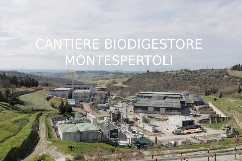 cantiere biodigestore Montespertoli