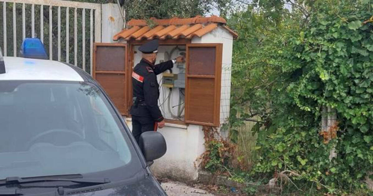 carabinieri furto elettricità