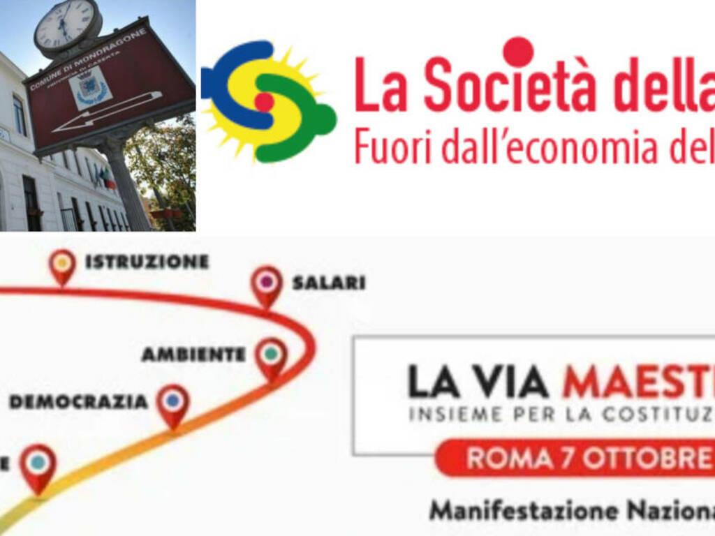 L’AMBC alla Manifestazione nazionale “La Via Maestra” L’AMBC alla Manifestazione nazionale “La Via Maestra”