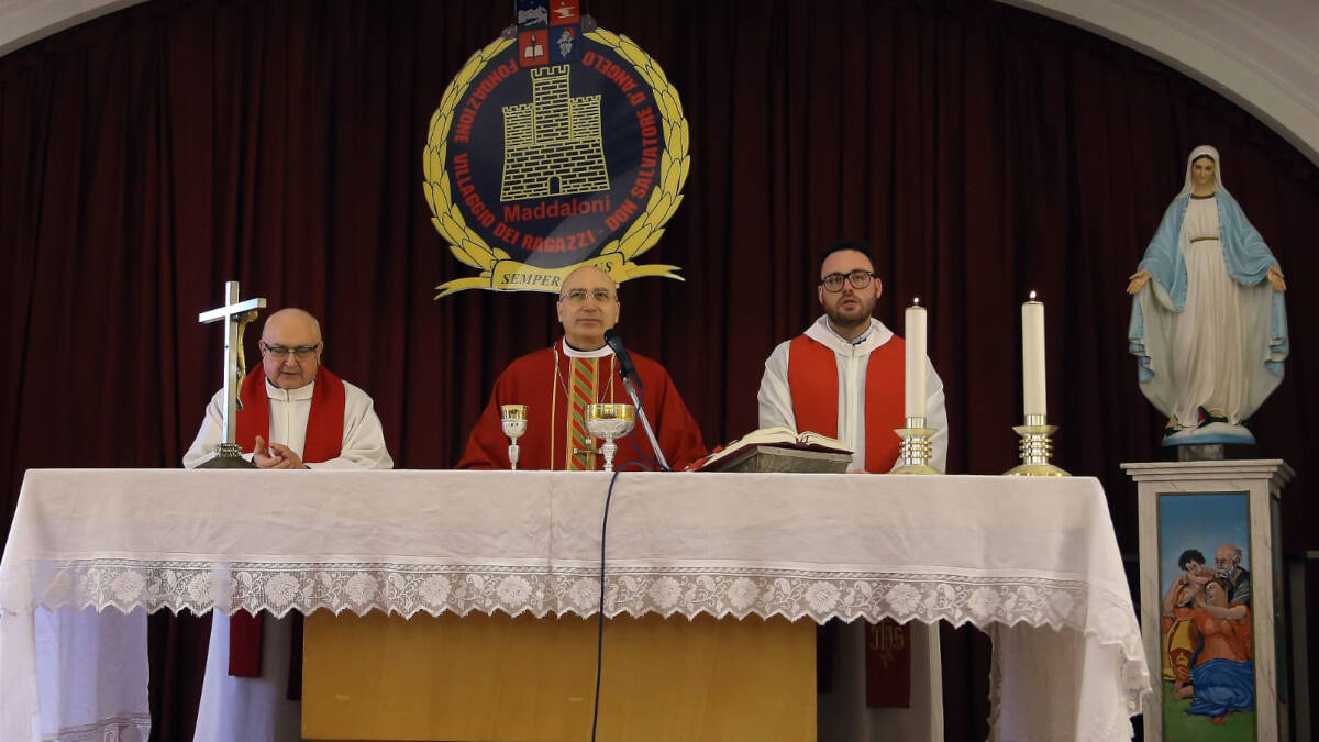 Villaggio dei Ragazzi: il Vescovo Lagnese celebra la Messa prenatalizia nel  segno di una tradizione consolidata - Caserta Notizie
