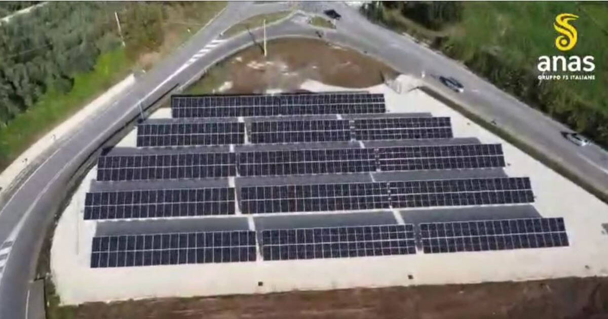 impianto fotovoltaico variante della Reggia ANAS