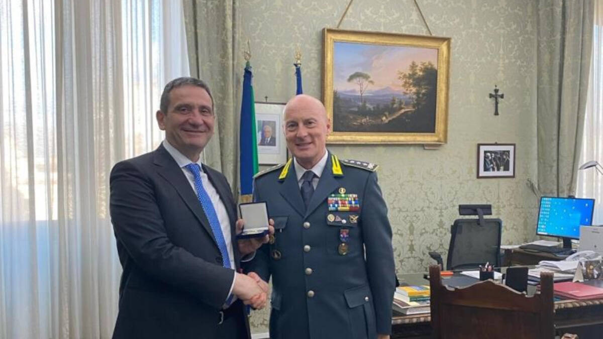 GdF Caserta visita ispettiva del Comandante Interregionale dell'Italia meridionale