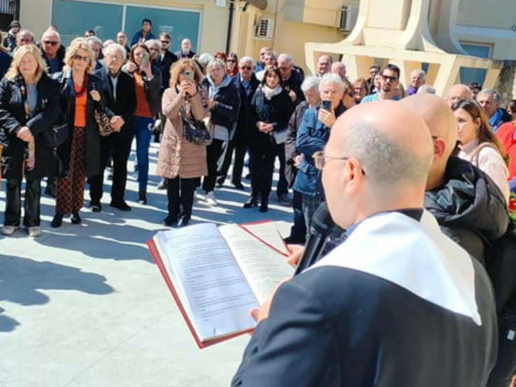 Il Vescovo Lagnese inaugura “La mensa dell’amicizia” dedicata alla memoria di Marco Dongu