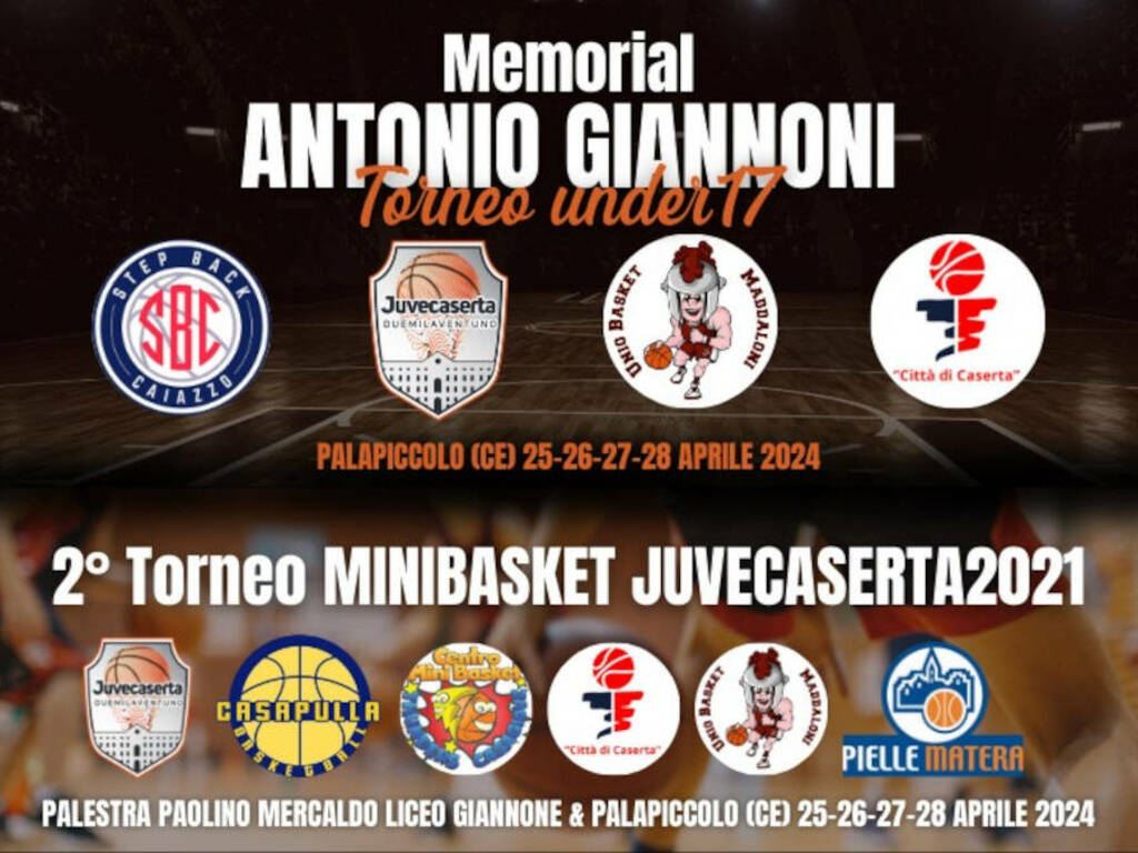Basket giovanile: “II Memorial Antonio Giannoni” dal 25 al 28 aprile