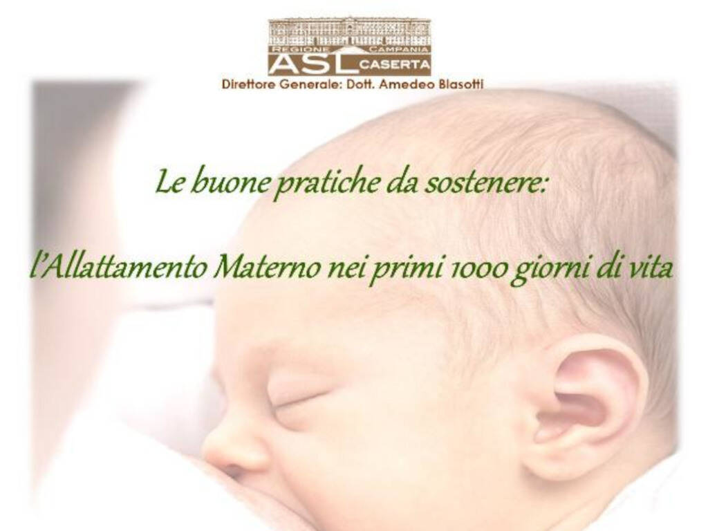"L’allattamento materno nei primi 1000 giorni di vita”, tre giornate di