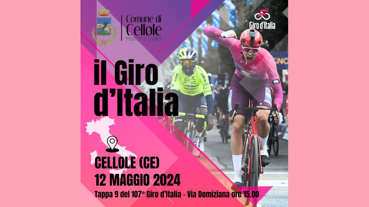 Domenica 12 Maggio Cellole è tappa del Giro d’Italia 2024