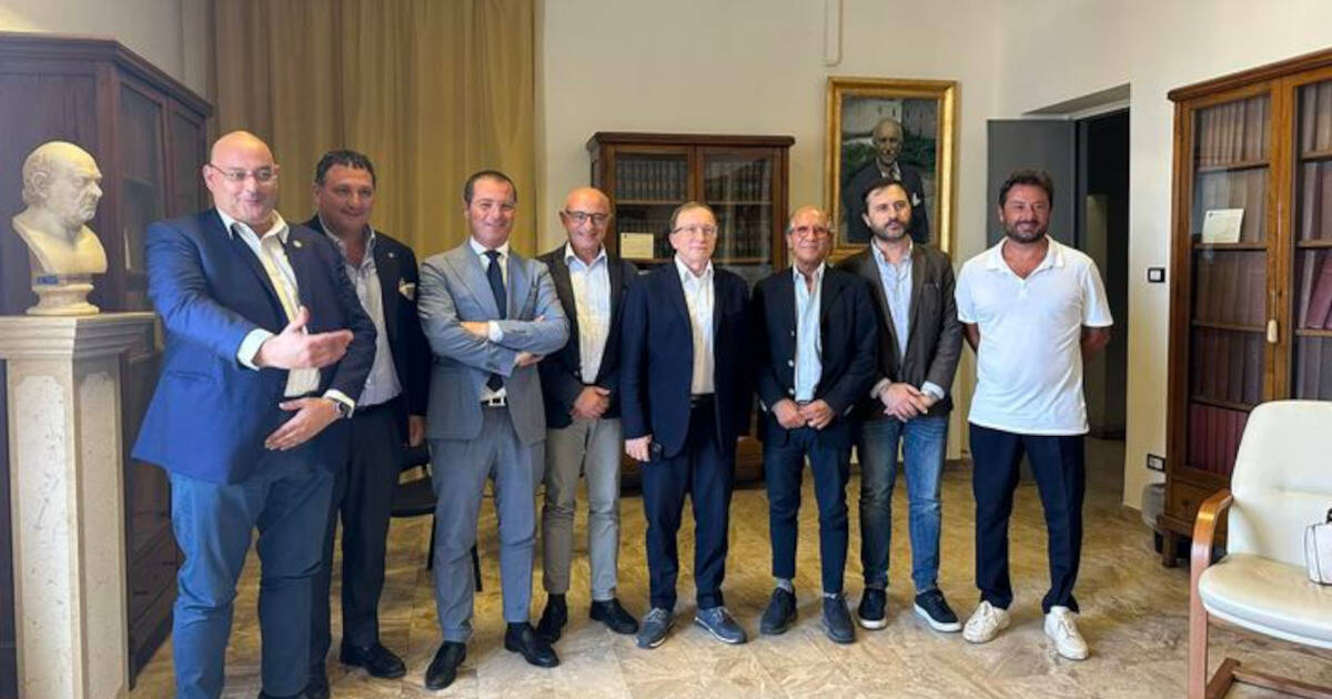 zannini con buonavitacola, cecoro, raucci, matacena ad incontro questione genio civile caserta