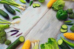 zucchine e verdure verdi