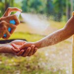 Mani e braccia, spray repellente