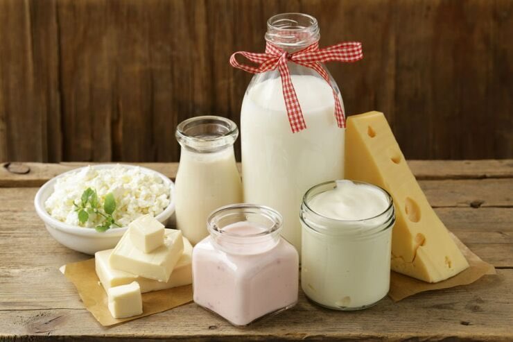 Latte e derivati: yogurt, formaggi
