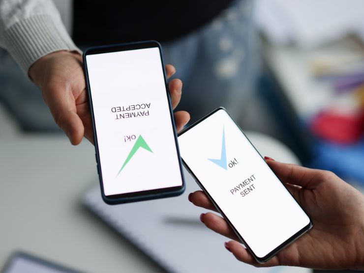 bonifico avvenuto tramite smartphone